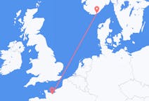 Flights from Caen, France to Kristiansand, Norway