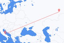 Fly fra Tsjeljabinsk til Pescara