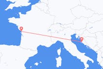 Flyreiser fra Zadar, Kroatia til La Rochelle, Frankrike