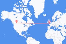 Flyreiser fra Calgary, Canada til Guernsey, Guernsey
