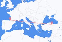 Flights from Amasya, Turkey to Biarritz, France