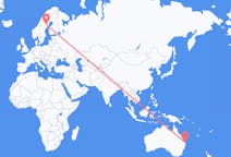 Flights from Brisbane, Australia to Lycksele, Sweden