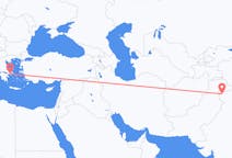 Flyreiser fra Srinagar, India til Athen, Hellas