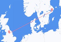英格兰出发地 利兹飞往英格兰目的地 斯德哥尔摩的航班