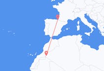 Loty z miasta Tindouf do miasta San Sebastián