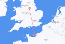 Flights from Deauville, France to Nottingham, England