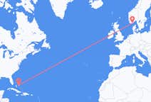 Vluchten van Rock Geluid, Bahama’s naar Kristiansand, Noorwegen