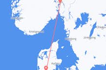 Flights from Oslo to Billund