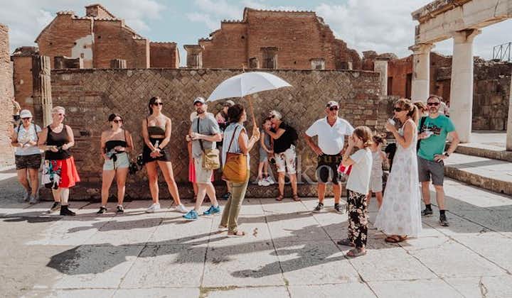 Pompeii liten gruppe tur med en arkeolog