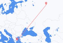 Fly fra Kirov til Athen