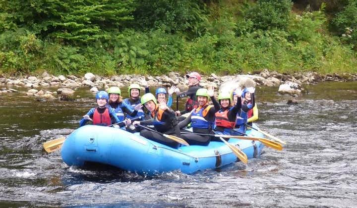Rafting en el río Tay y barranquismo desde Aberfeldy