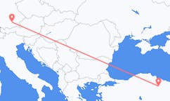 Loty z Tokat, Turcja do Monachium, Niemcy