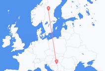 Flights from Osijek, Croatia to Sveg, Sweden