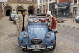 Private Lille Tour by Classic Convertible 2CV with Champagne