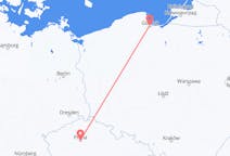 Flights from Prague to Gdańsk