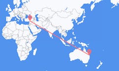 Flights from Hervey Bay, Australia to Gaziantep, Turkey