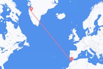 Loty z Rabat w Maroko do Kangerlussuaqa na Grenlandii