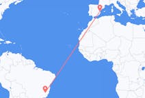 Flyrejser fra Ipatinga, Brasilien til Valencia, Spanien