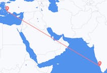 印度出发地 科泽科德飞往印度目的地 哈利卡那索斯的航班