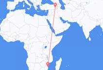 Flyreiser fra Vilankulo, Mosambik til Van, Tyrkia
