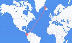 Flights from Manta, Ecuador to Reykjavik, Iceland
