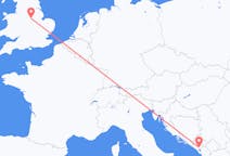 Vluchten van Nottingham naar Podgorica