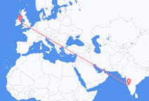 Flyreiser fra Hubli-Dharwad, India til Dublin, Irland