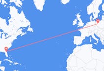 Flyrejser fra Jacksonville, USA til Poznań, Polen
