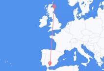 Flights from Málaga in Spain to Aberdeen in Scotland