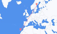 Flights from Las Palmas, Spain to Sundsvall, Sweden