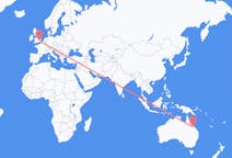 Flights from Moranbah, Australia to London, England