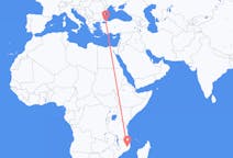 Vluchten van Nampula, Mozambique naar Istanboel, Turkije