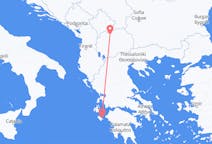 Vluchten van Zakynthos-eiland naar Skopje