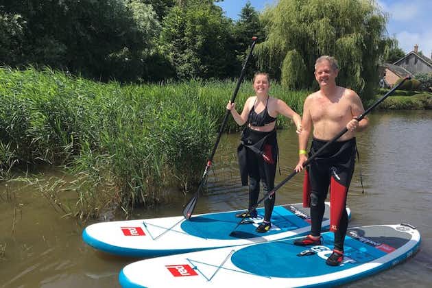 Stand Up Paddle Boarding Journey Down Bude Canal
