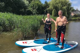 Stand Up Paddle Boarding Journey Down Bude Canal