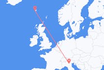Flights from Verona to Sørvágur