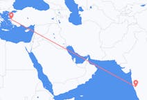 Flights from Belgaum, India to İzmir, Turkey