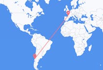 Flyreiser fra Valdivia, Chile til Bordeaux, Frankrike