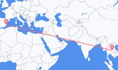 Flyreiser fra Roi Et Province, Thailand til Alicante, Spania
