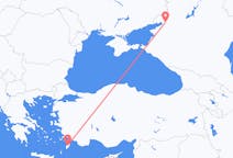 Flyg från Rostov-na-Donu till Rhodes, England