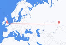 Flights from Gorno-Altaysk, Russia to Birmingham, the United Kingdom