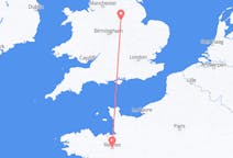 Flights from Rennes, France to Nottingham, the United Kingdom