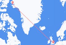 Flights from London, the United Kingdom to Qaanaaq, Greenland