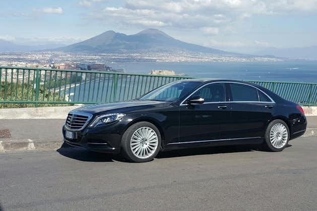 Chauffeur privé de Rome à Sorrente en wifi de luxe Mercedes à bord