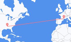Flyrejser fra Columbus, USA til Montpellier, Frankrig