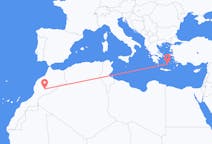 Flights from Ouarzazate, Morocco to Santorini, Greece