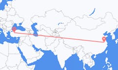 Flug frá Nanjing, Kína til Eskişehir, Tyrklandi
