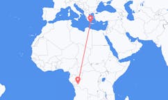 Flights from Kinshasa, the Democratic Republic of the Congo to Chania, Greece
