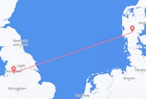 Flights from Manchester, England to Billund, Denmark