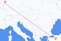Flyg från Kütahya, Turkiet till Düsseldorf, Tyskland